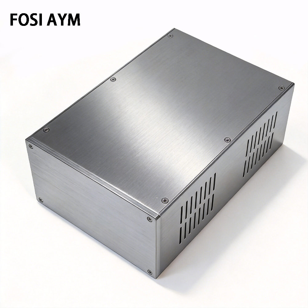 Speaker Enclosure - 210x210x120mm FOSI AYM Full Aluminum Amplifier