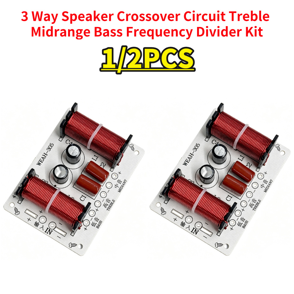 Speaker Crossover - 150W 3 Way Audio Speaker Crossover