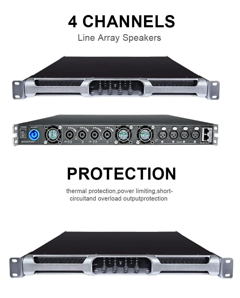 Class D Amplifier - TLF PFA12KLedProfessional Audio Equipments AC 85V-260V