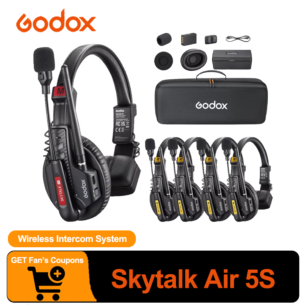 Condenser Microphone Kit - GODOX Skytalk Air 5S 2.4G Full-Duplex