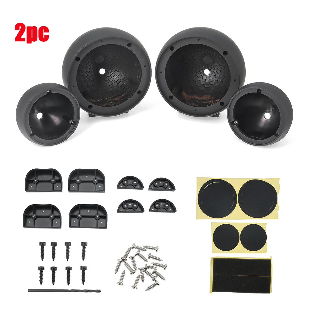 Speaker Enclosure - 2Pc Car Mid-to-high-range Speakers Boxes Shell