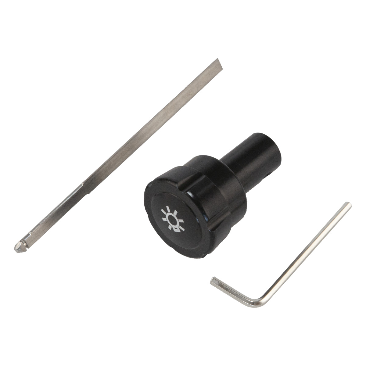 Knob Aluminum - Front Head Lamp Switch Knob Aluminum