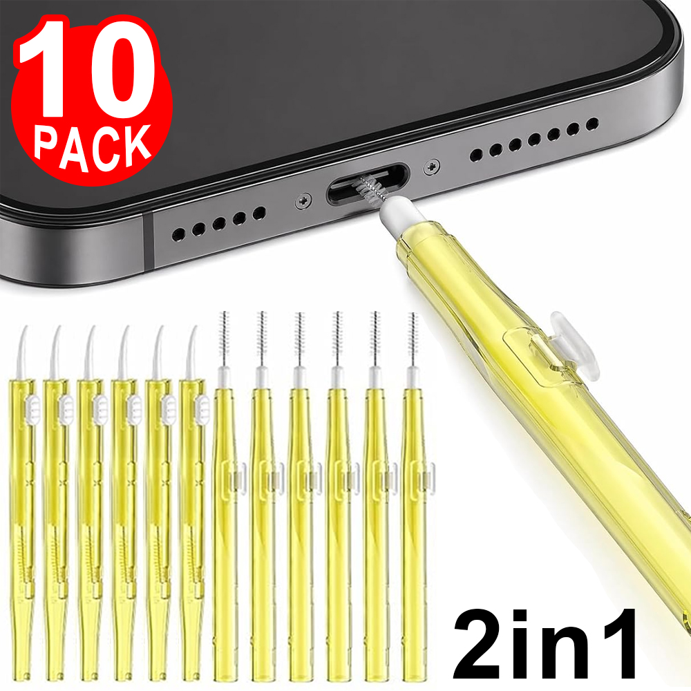 Diy Headphone - 2in1 Retractable Cleaner Kit for Mobile