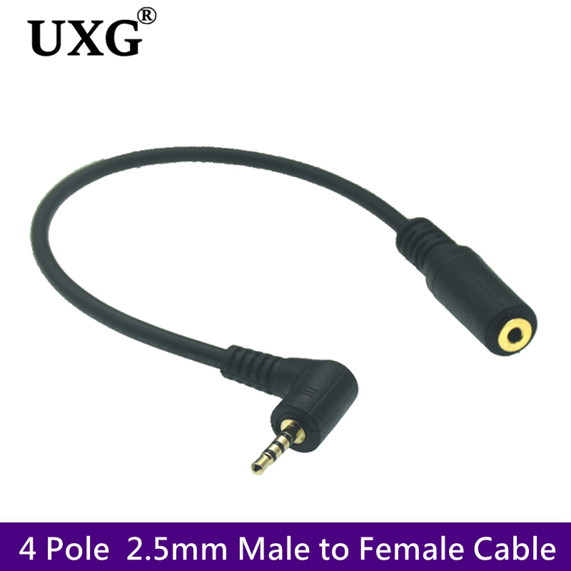 Audio Jumper Wire - 4 Cực Âm Thanh Nổi 2.5Mm