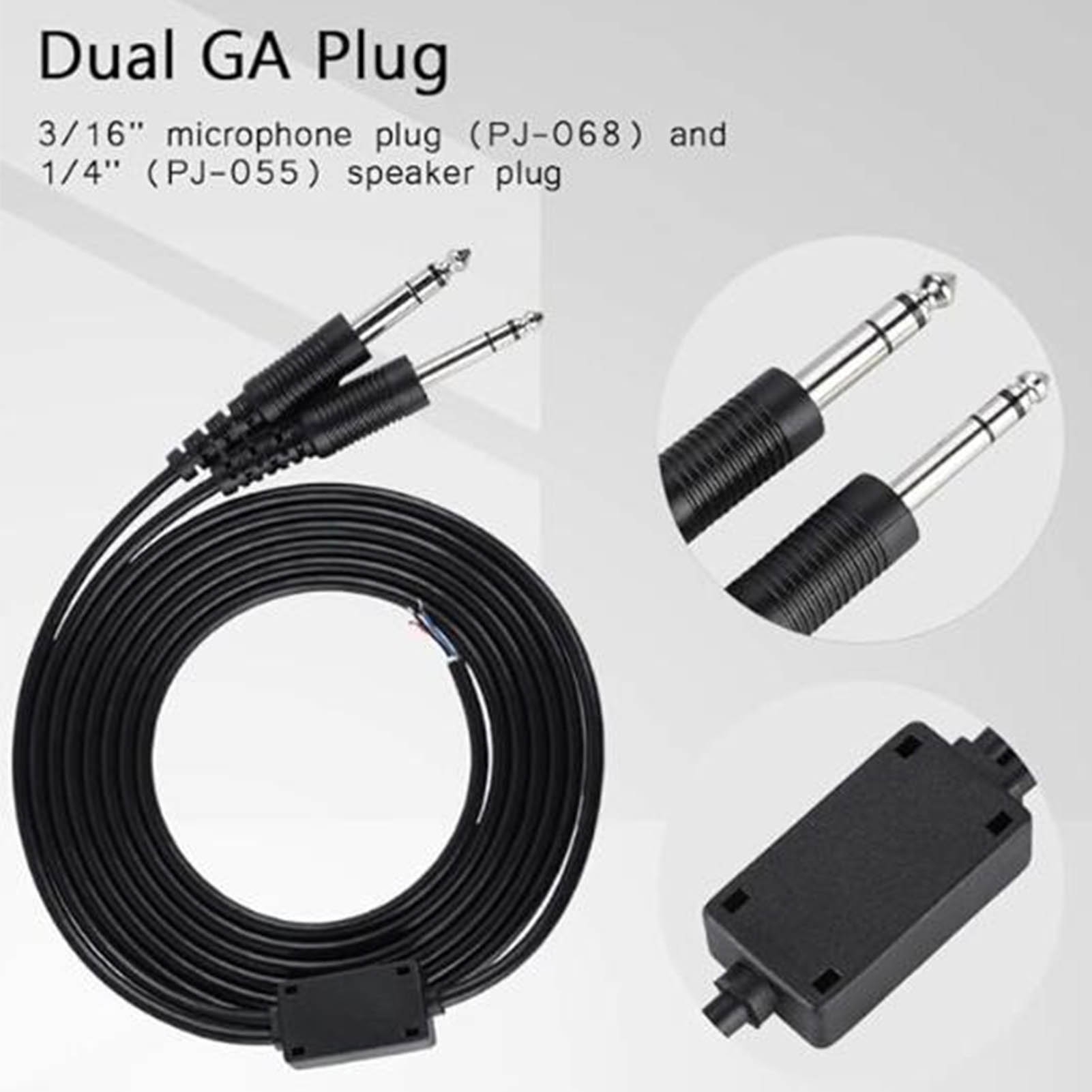 Diy Headphone - Aviation Headset Replacement Cable for David