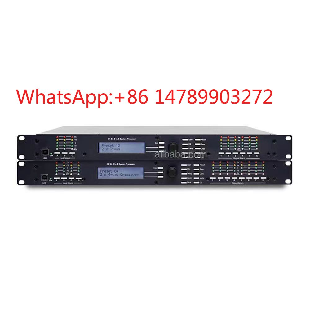 Speaker Crossover - FIR DSP Speaker Processor 4In8Out DJ