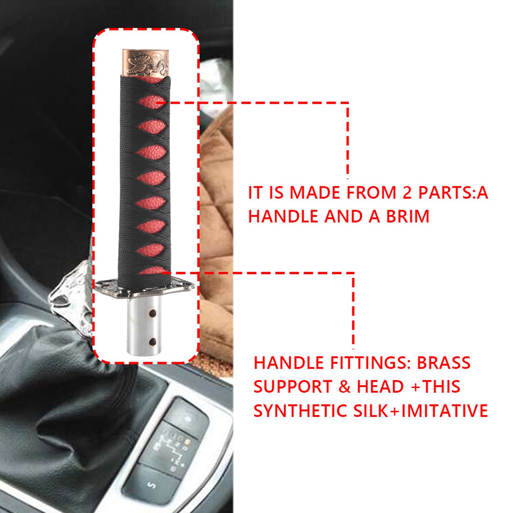 New Universal Samurai Sword Ge - đánh giá và giá Knob Aluminum