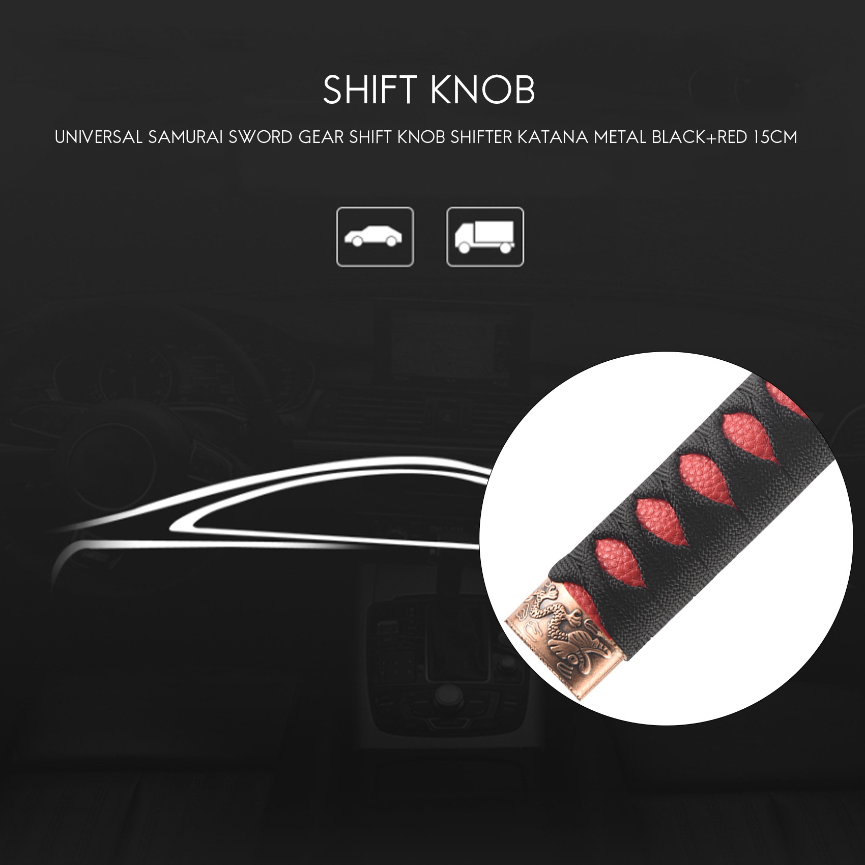 New Universal Samurai Sword Ge - đánh giá và giá Knob Aluminum