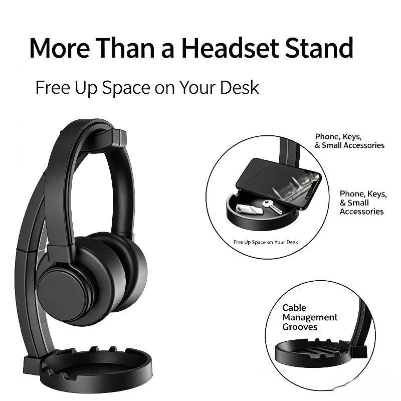 Headphone Stand With Storage T - đánh giá và giá Headphone Parts