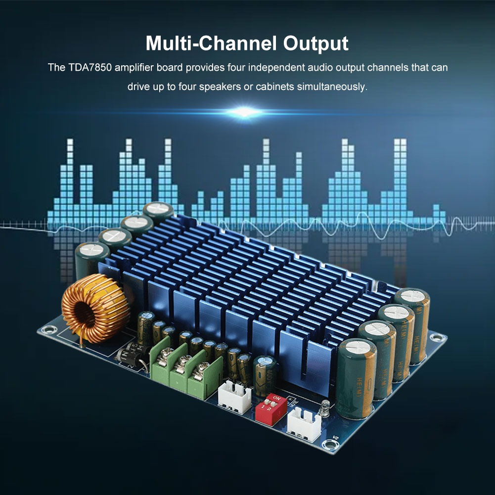 XH-M180 TDA7850 Stereo High Po - đánh giá và giá Audio Amplifier Board