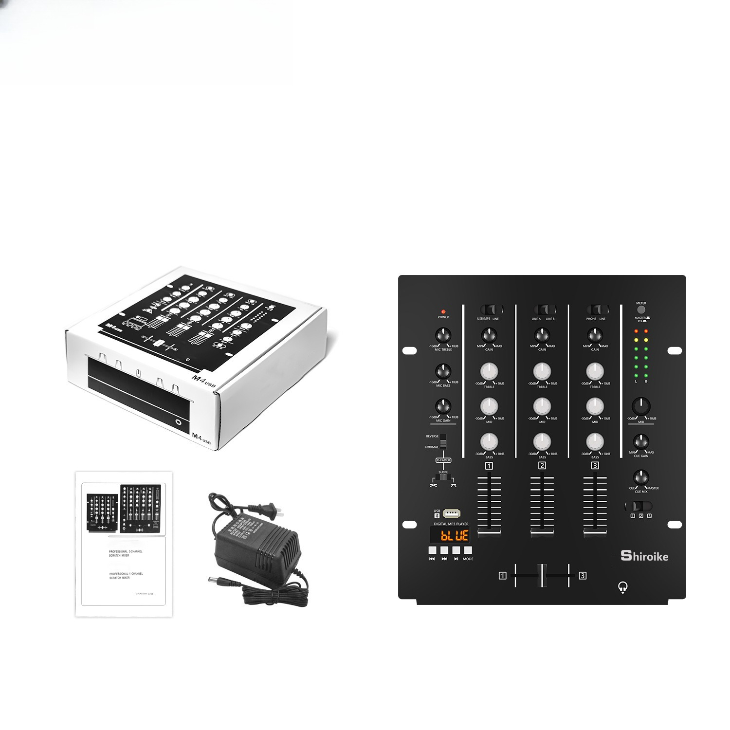 4-Channel DJ Mixer, Profession - đánh giá và giá Audio Interface