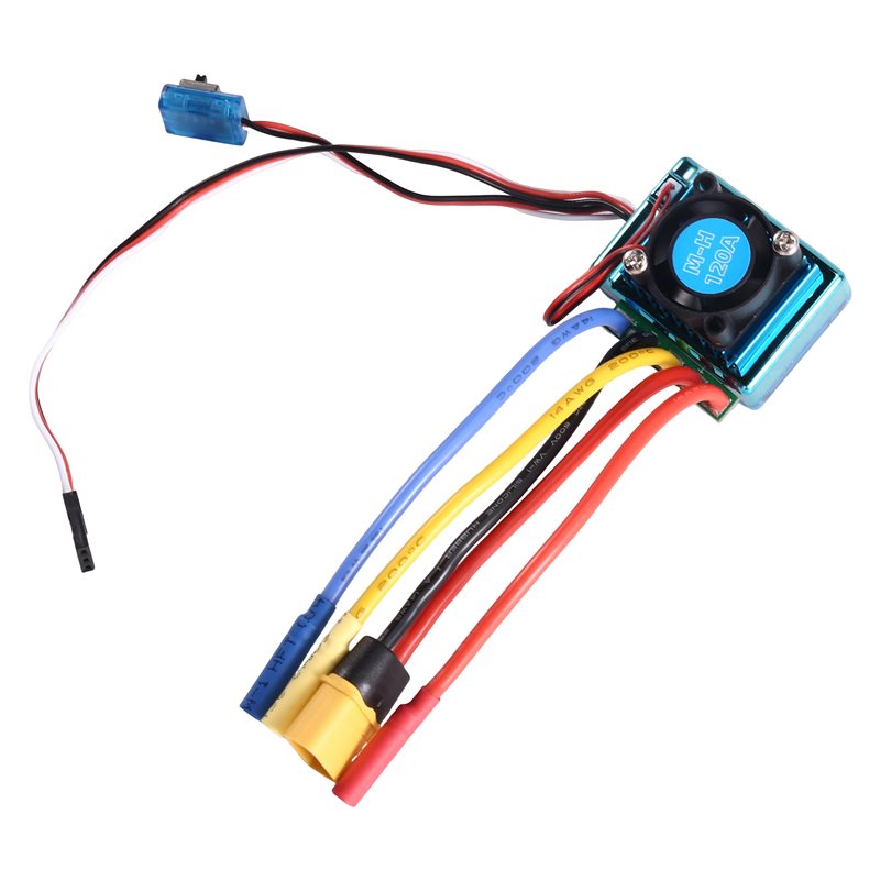 WOWFU-120A Brushless ESC Speed - đánh giá và giá Banana Plug