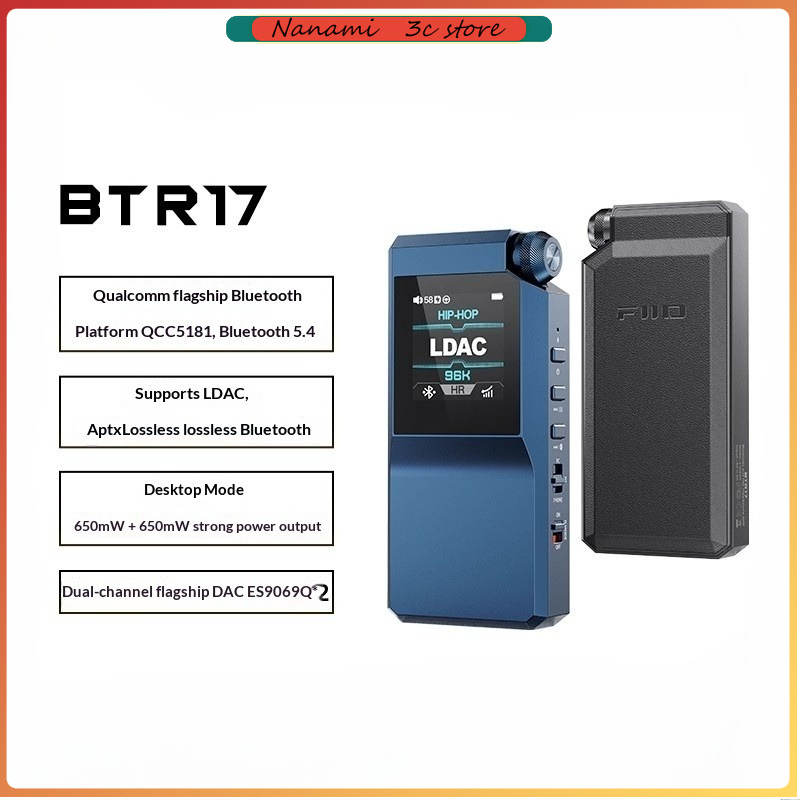FiiO BTR17 Portable Bluetooth  - đánh giá và giá Sbc Audio Amplifier