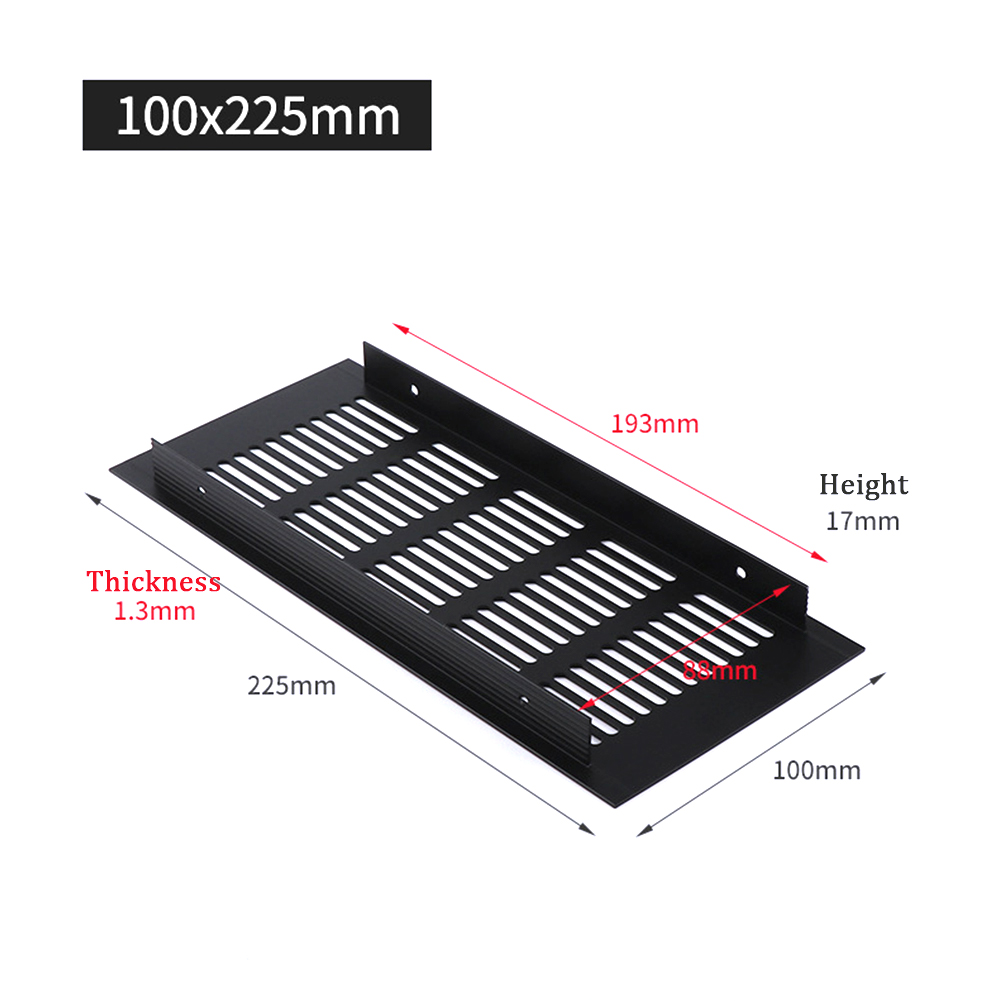 150/200/225/250/300/350/400mm  - đánh giá và giá Ventilation Grille Aluminum