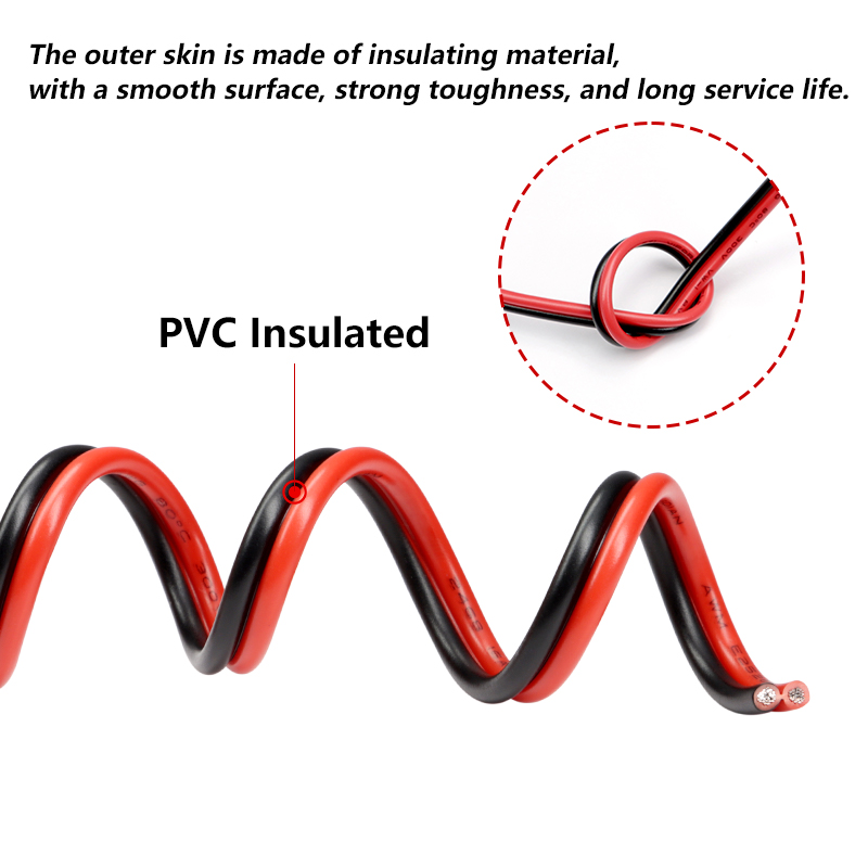 2 ~ 50m 2Pin Electrical Wires  - đánh giá và giá Audio Jumper Wire