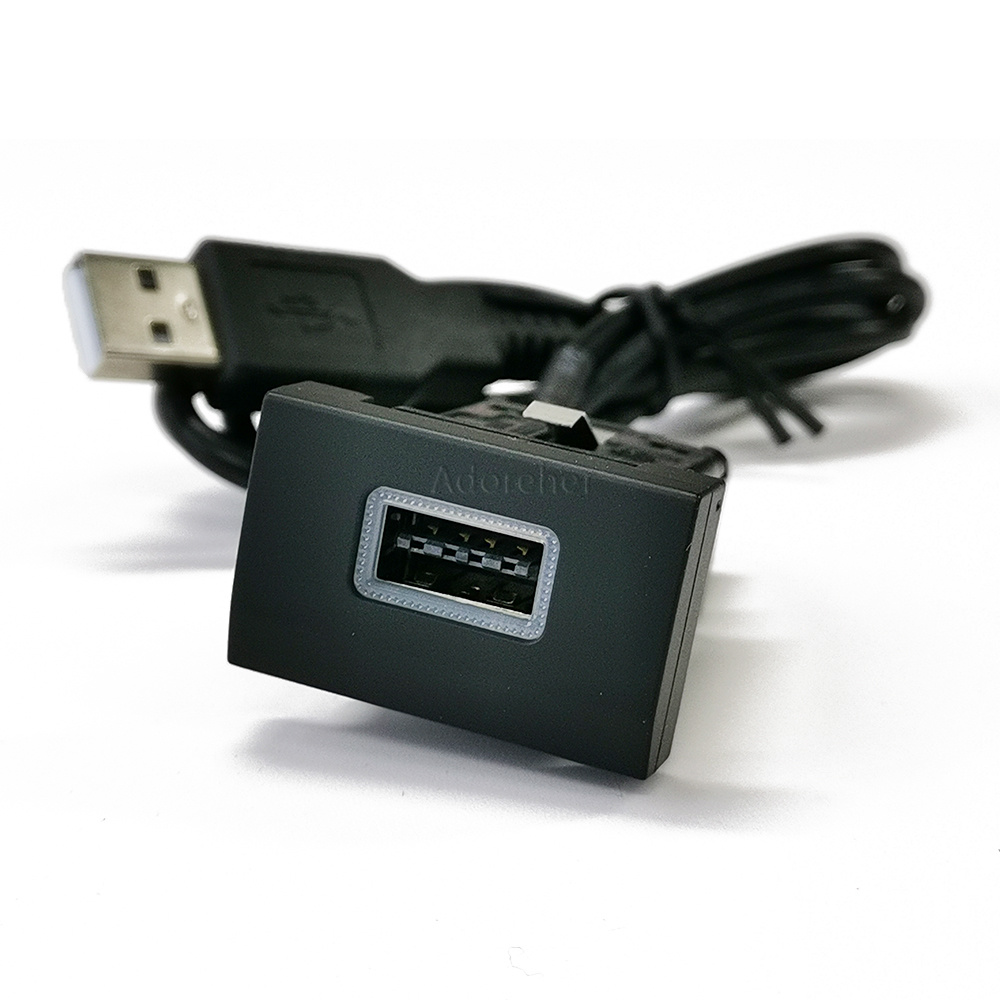1PC Car USB Input Adapter Sock - đánh giá và giá Audio Interface