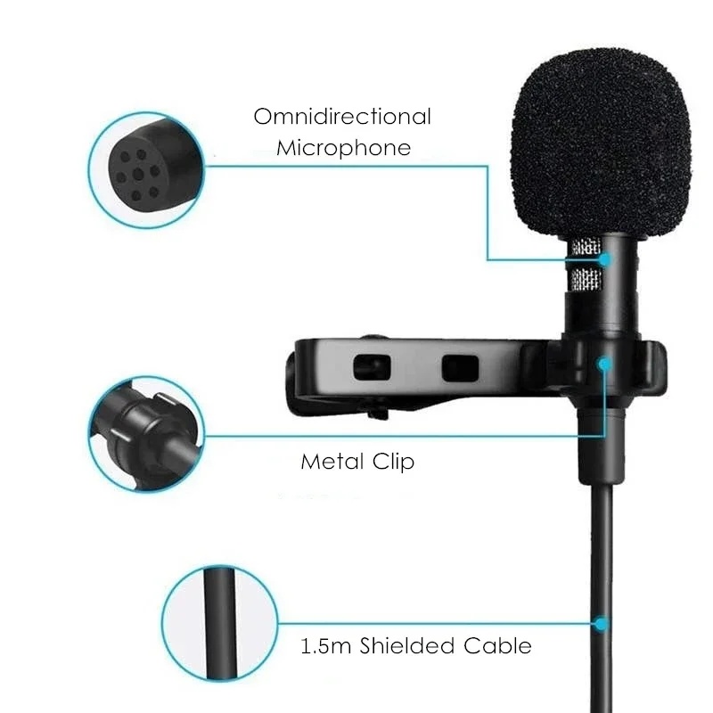 1-4pcs Portable USB Mini Laval - đánh giá và giá Microphone Capsule