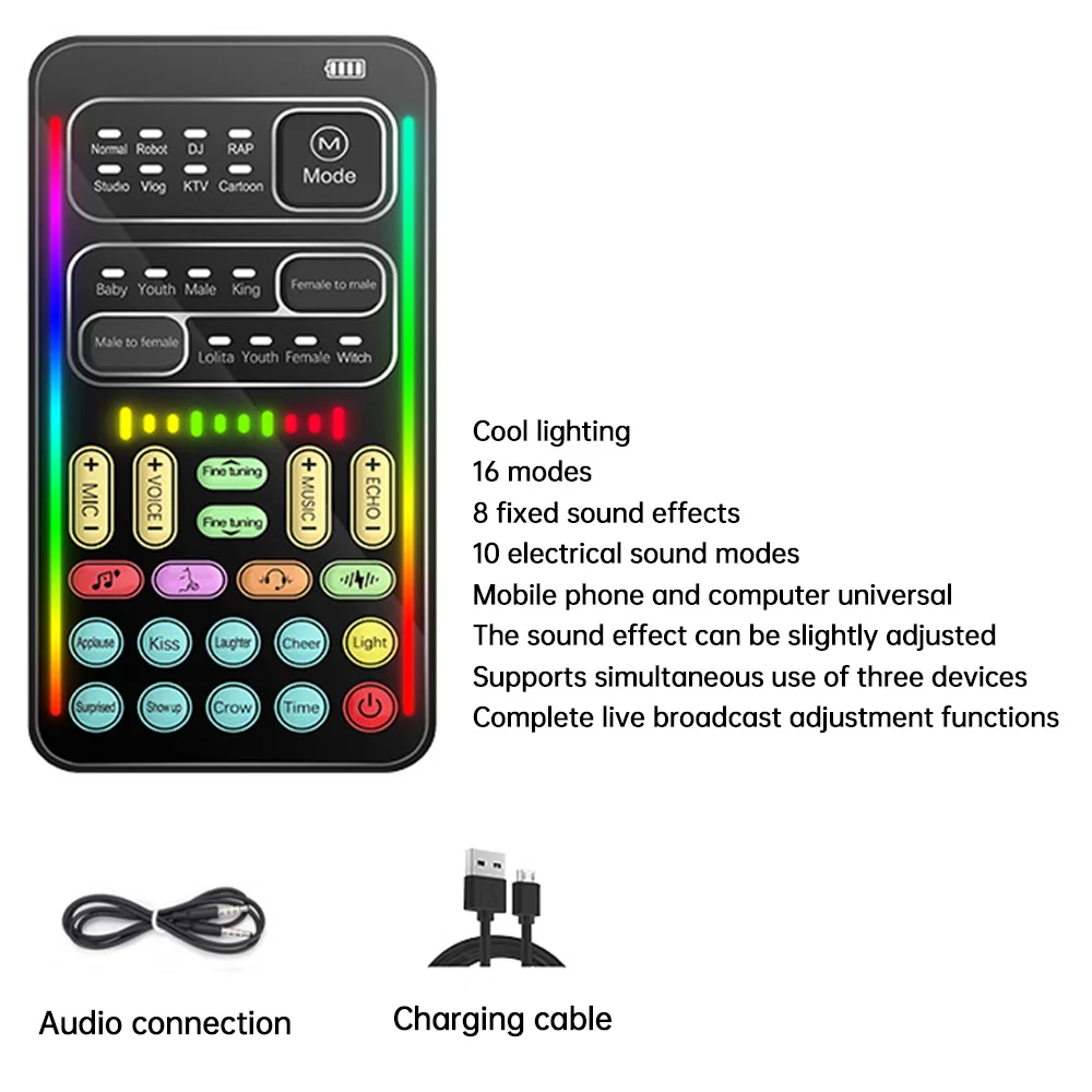 i9 Voice Changer Mini Multiple - đánh giá và giá Condenser Microphone Kit