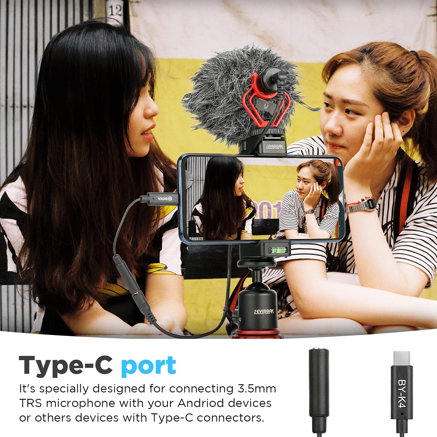 BOYA BY-K4 6cm 3.5mm TRS Femal - đánh giá và giá Trs Cable