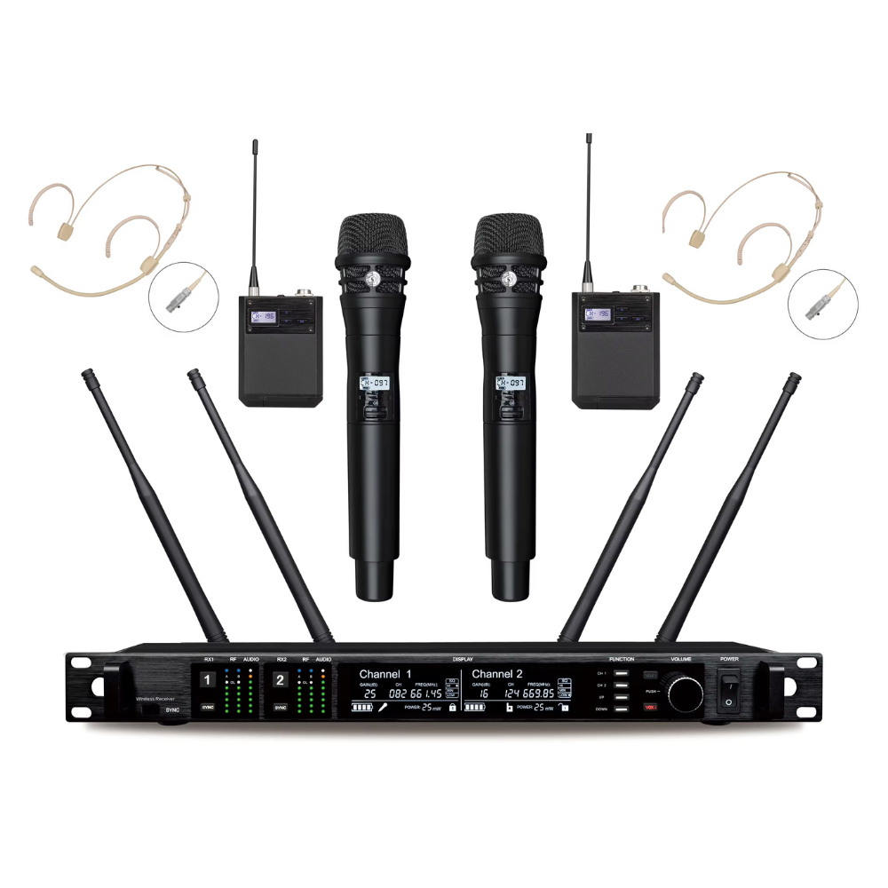 AD4D 2Channel Dual UHF True Di - đánh giá và giá Ribbon Microphone