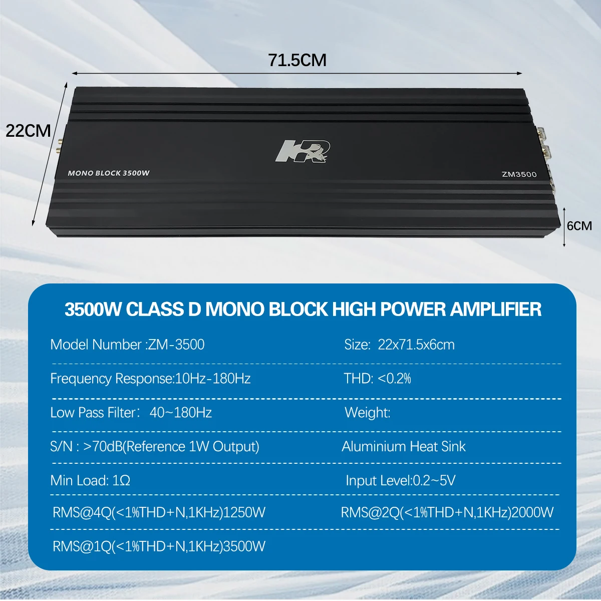 2026 Zeming Audio ZM-3500 Mono - đánh giá và giá Class D Amplifier