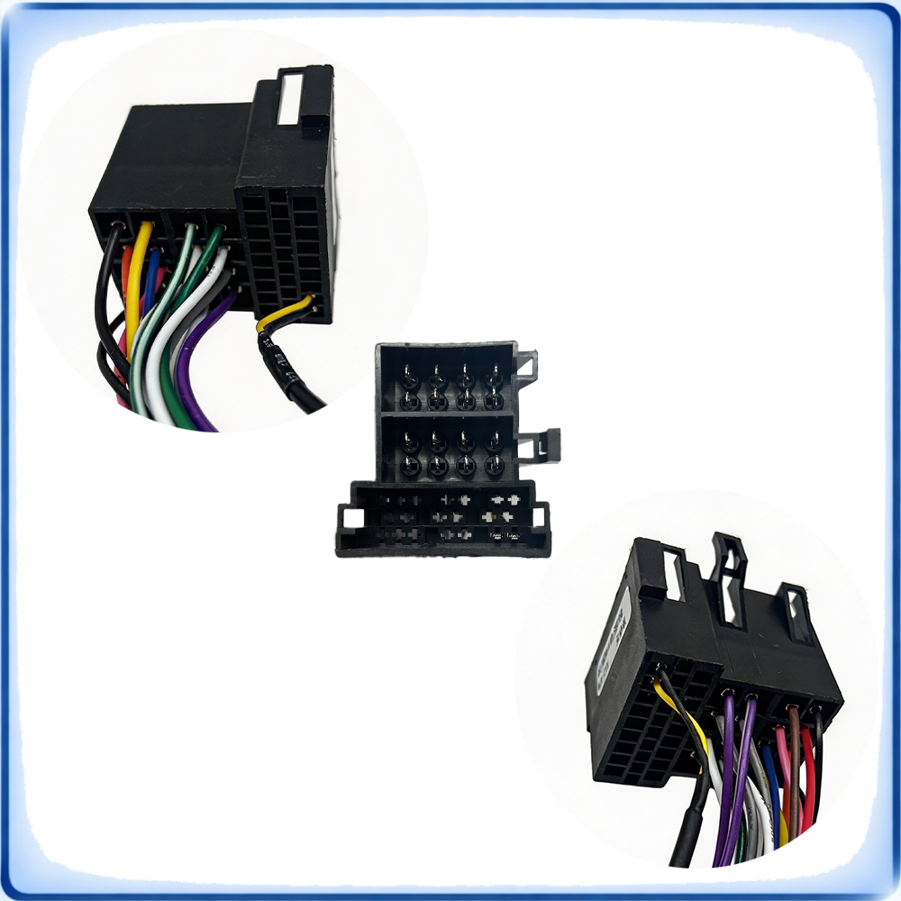 ISO to 16Pin Car Radio Wiring  - đánh giá và giá Audio Cable Rca