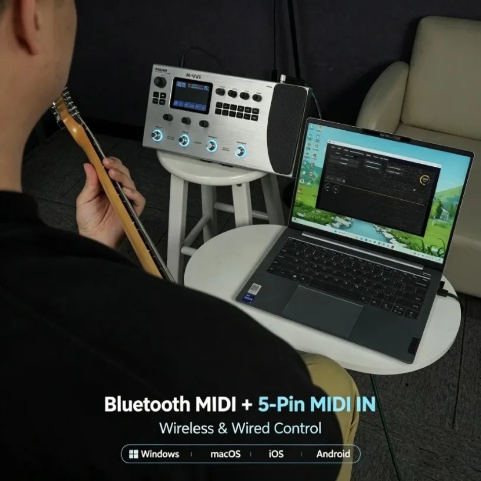 M-VAVE MK-300 Wireless Guitar  - đánh giá và giá Audio Interface