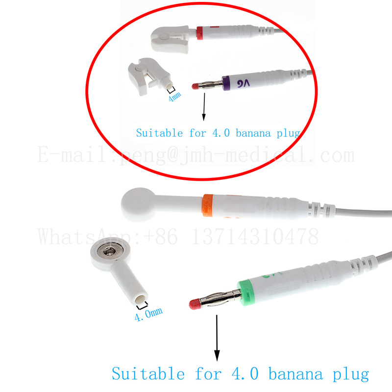 ECG EKG Lead Wires Holter Cabl - đánh giá và giá Banana Plug