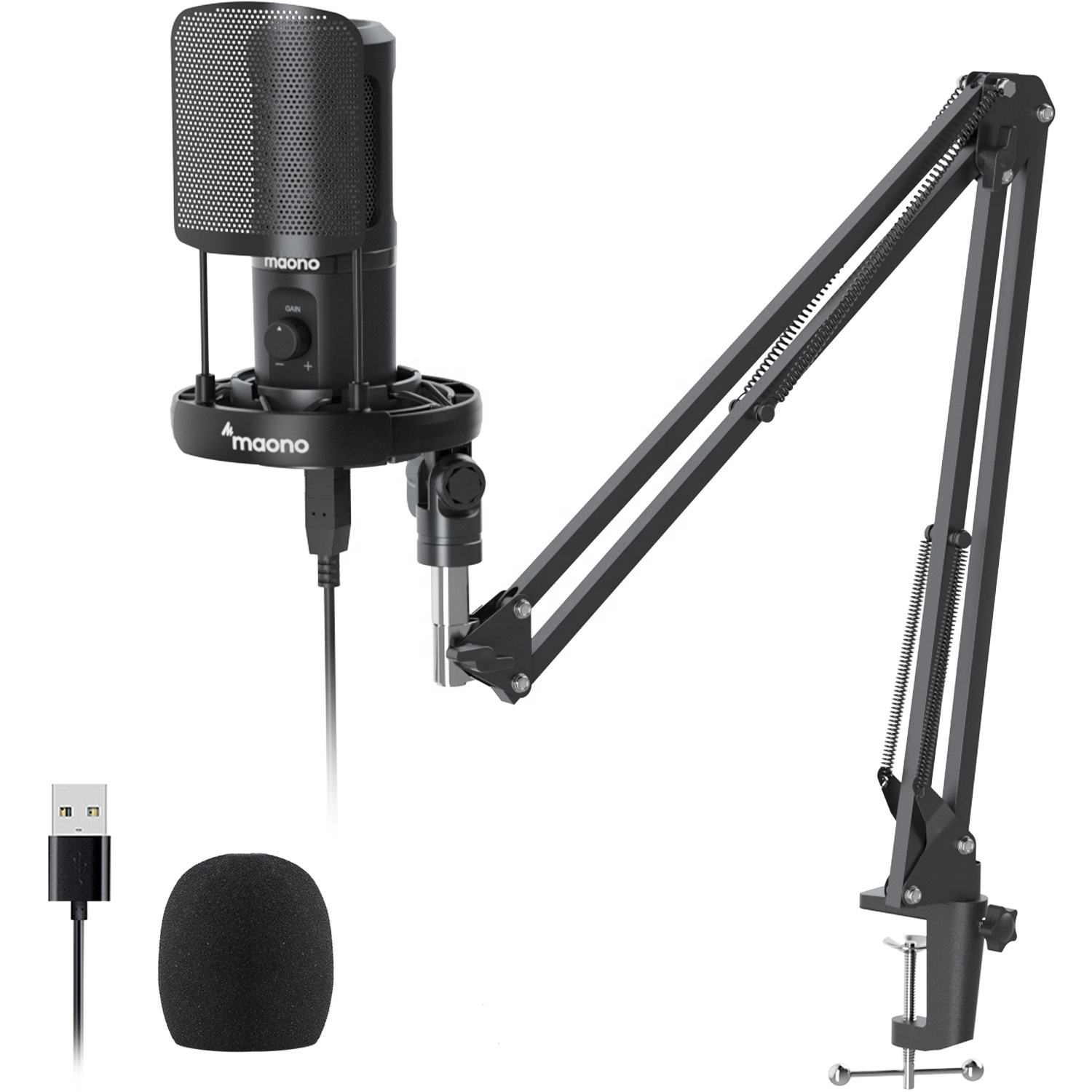 MAONO Professional Microphone  - đánh giá và giá Condenser Microphone Kit