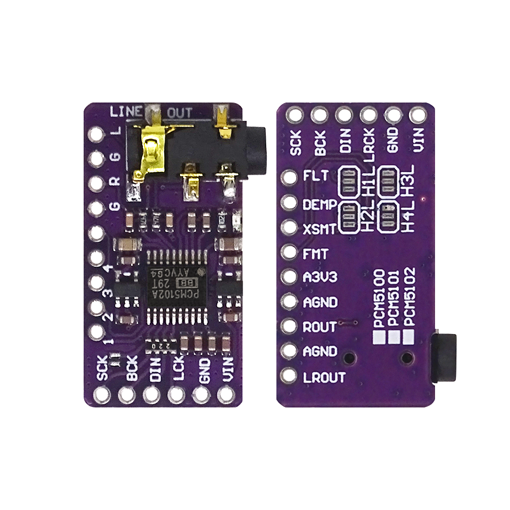 Interface I2S PCM5102A DAC Dec - đánh giá và giá Pcm5102