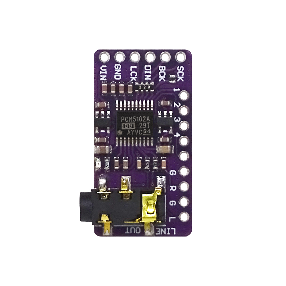 Interface I2S PCM5102A DAC Dec - đánh giá và giá Pcm5102