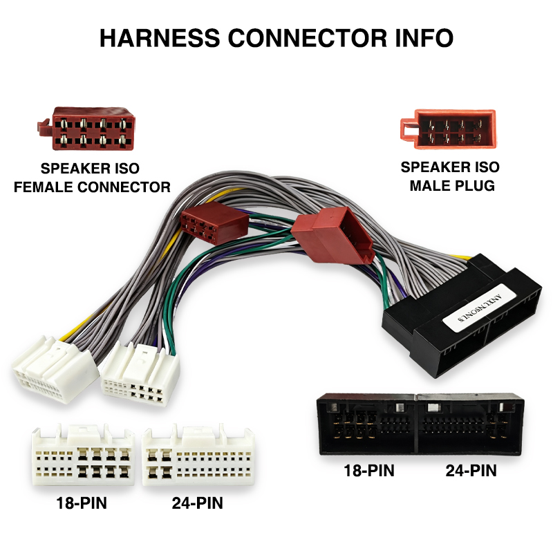 DSP Amplifier T-Harness Cable  - đánh giá và giá Audio Jumper Wire