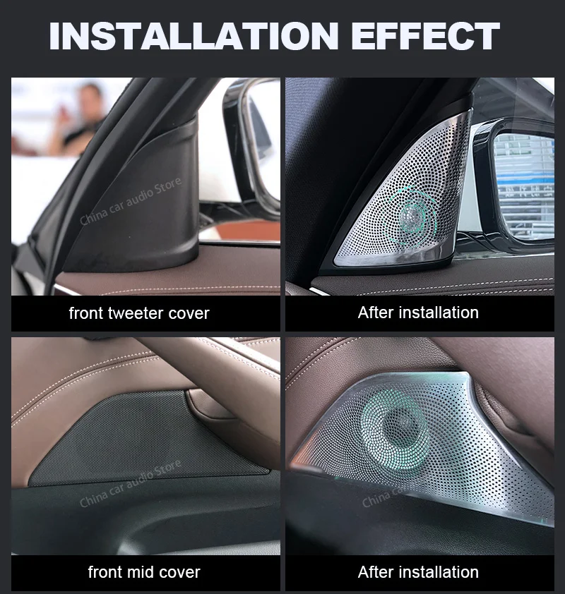 LED Car Speaker Tweeter Cover  - đánh giá và giá Speaker Driver