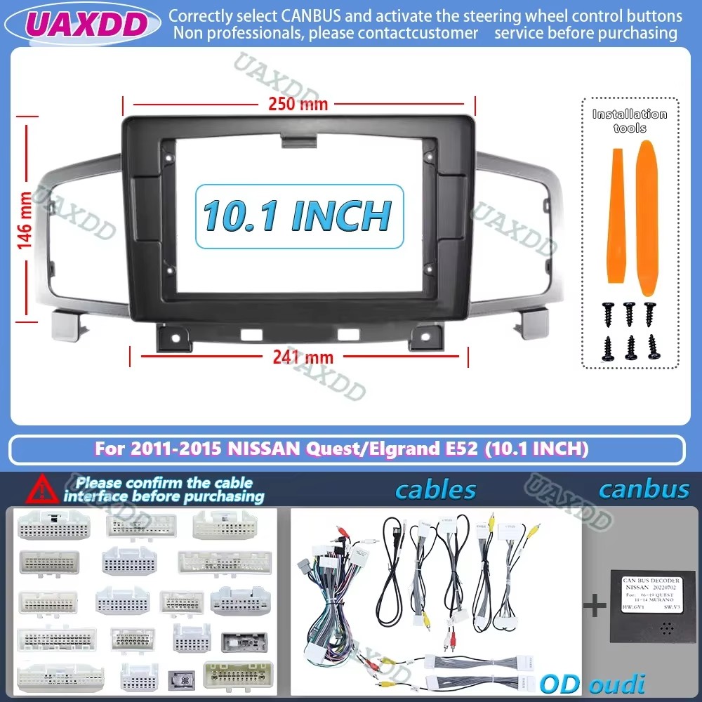 Car Radio Fascias Frame For Ni - đánh giá và giá Audio Cable Rca