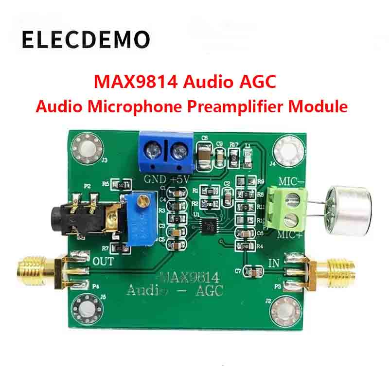 Electret Mic AGC Amplifier Mod - đánh giá và giá Audio Amplifier Board