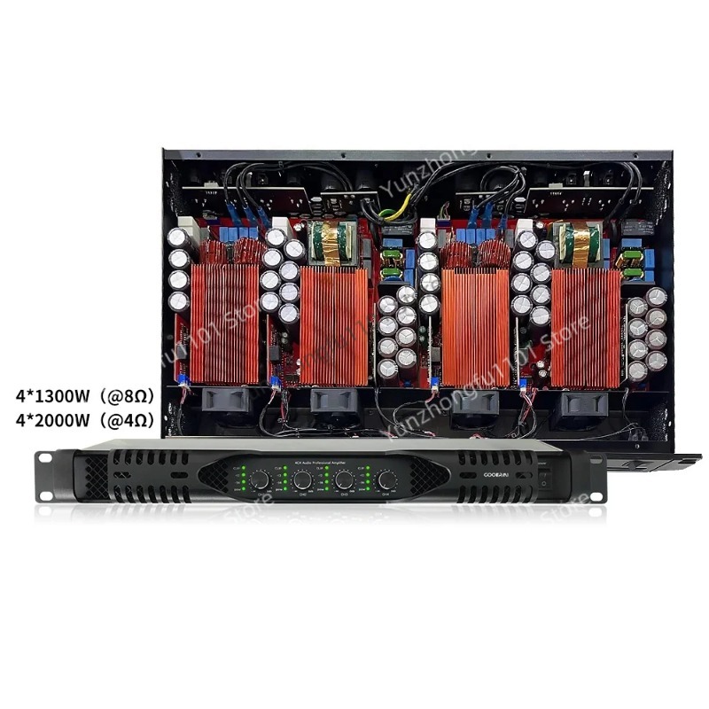 Digital Amplifier 4 * 2000W 4- - đánh giá và giá Class D Amplifier