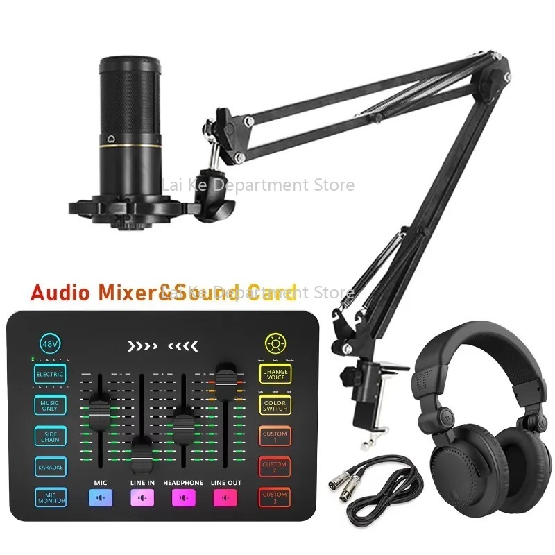 ZX230 Live Stream Sound Card C - đánh giá và giá Condenser Microphone Kit