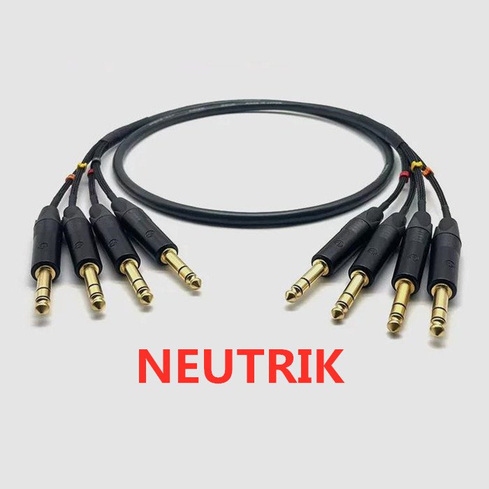 1 meter 11 NEUTRIK 6.35mm TRS  - đánh giá và giá Trs Cable