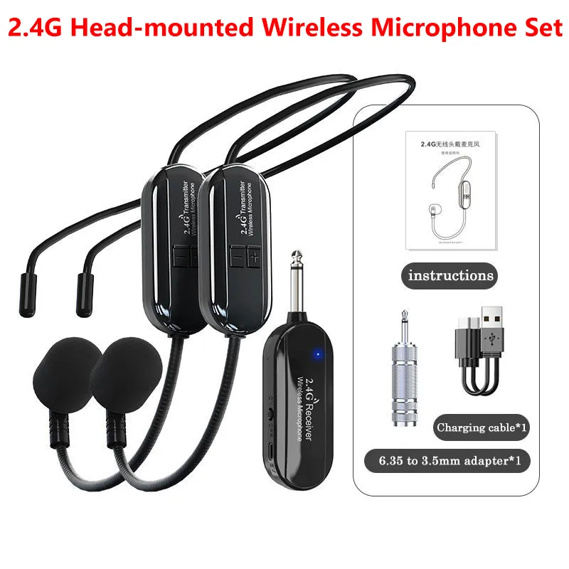 2.4G Head-mounted Wireless Lav - đánh giá và giá Speaker Enclosure