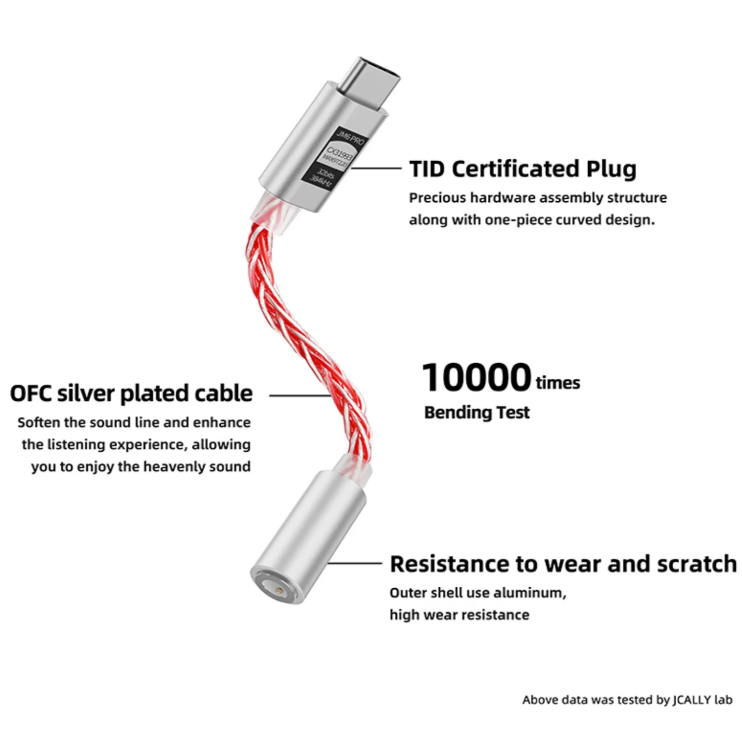 JCALLY JM6 Pro Type-C to 3.5mm - đánh giá và giá Headphone Parts