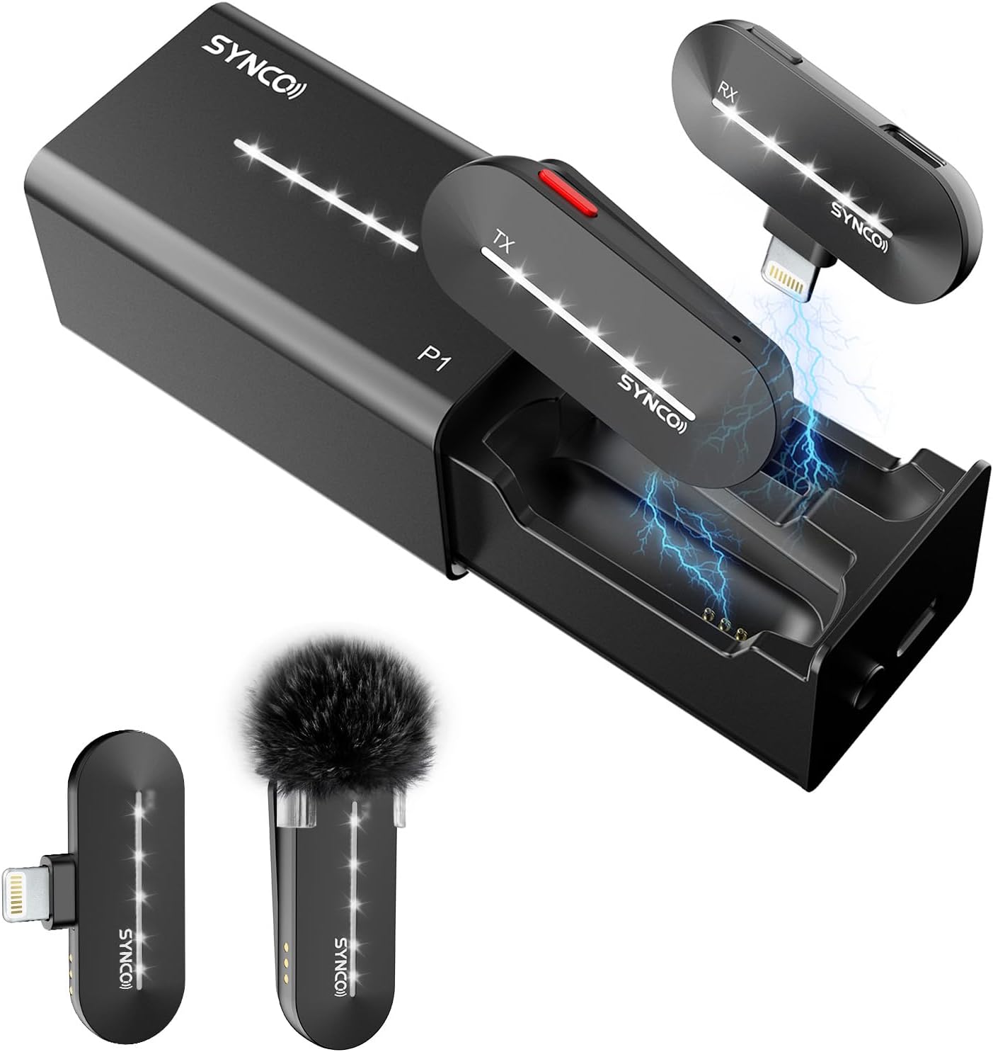 SYNCO Wireless Lavalier Microp - đánh giá và giá Condenser Microphone Kit
