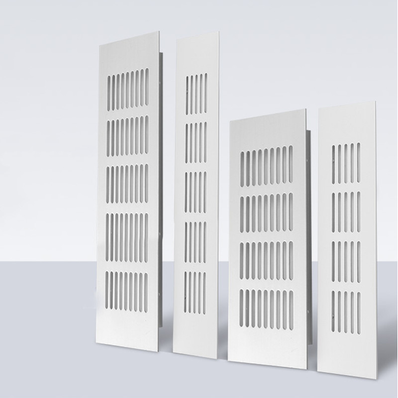 50/80mm Wide Vents Perforated  - đánh giá và giá Ventilation Grille Aluminum