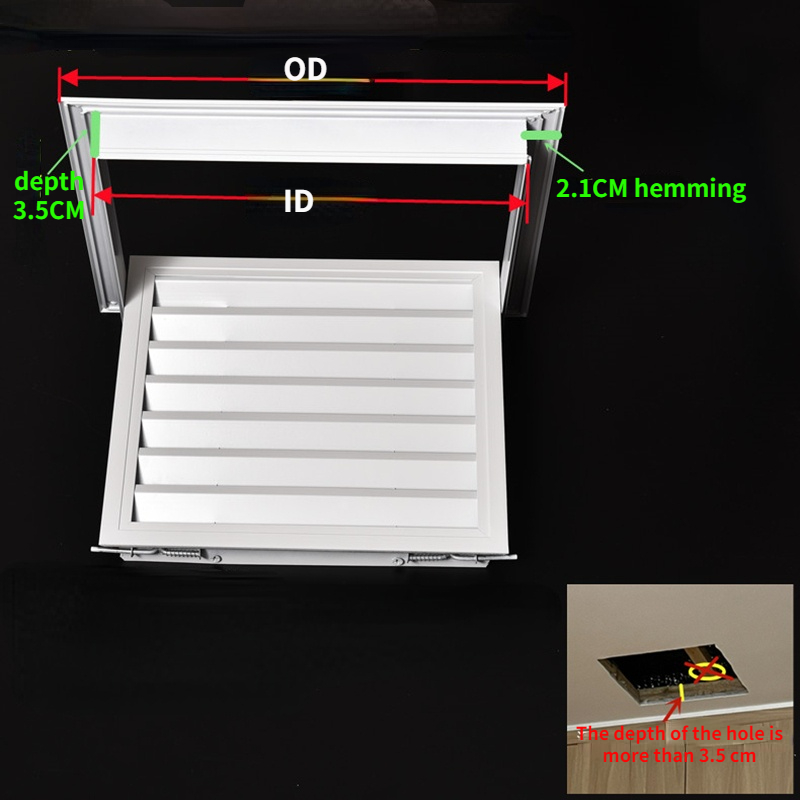 Hợp Kim Nhôm Ống Xả Màn Trập T - đánh giá và giá Ventilation Grille Aluminum