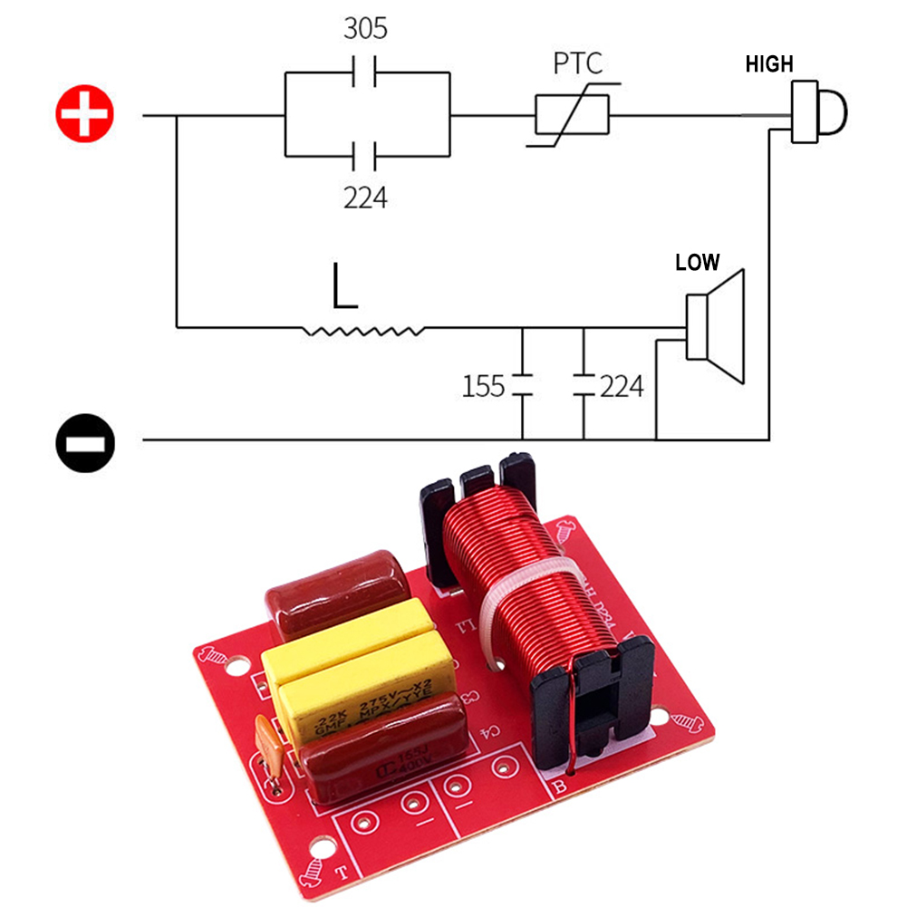 80/150W 2/3 Ways Crossover Aud - đánh giá và giá Speaker Crossover