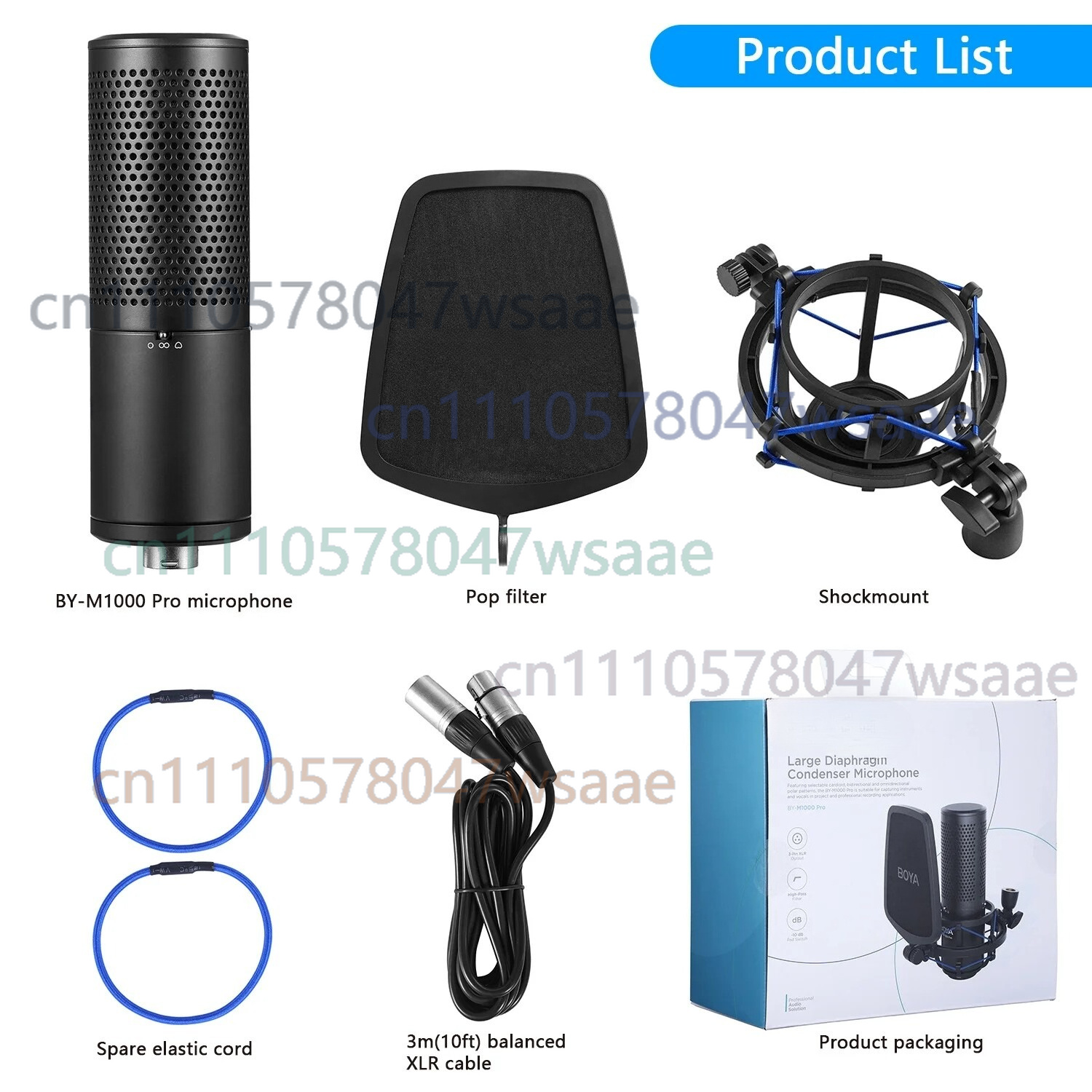 For BOYA BY-M1000 PRO Large Di - đánh giá và giá Condenser Microphone Kit