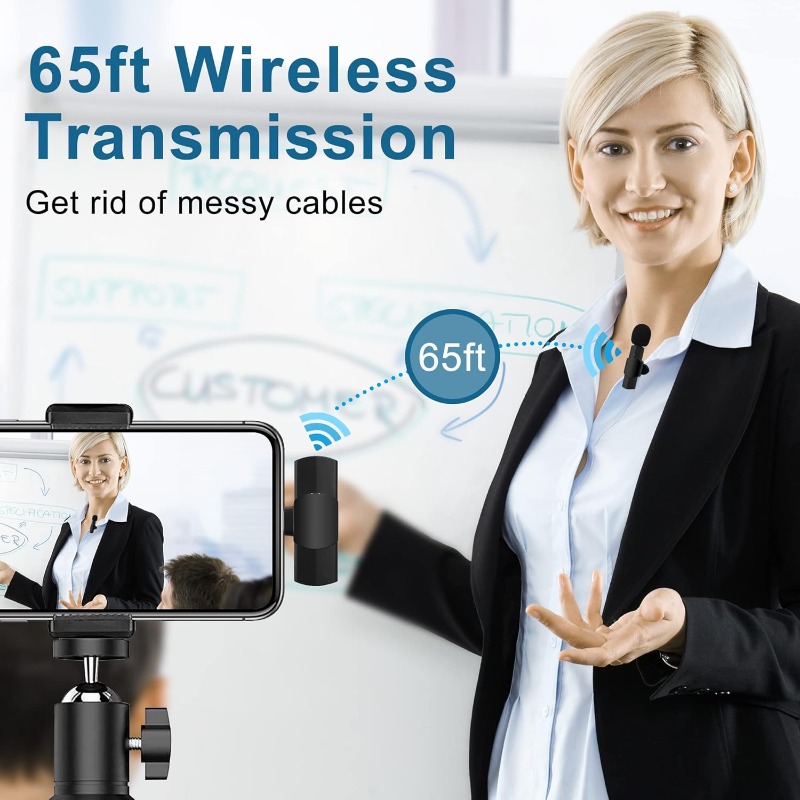 Wireless Lavalier Microphone f - đánh giá và giá Condenser Microphone Kit