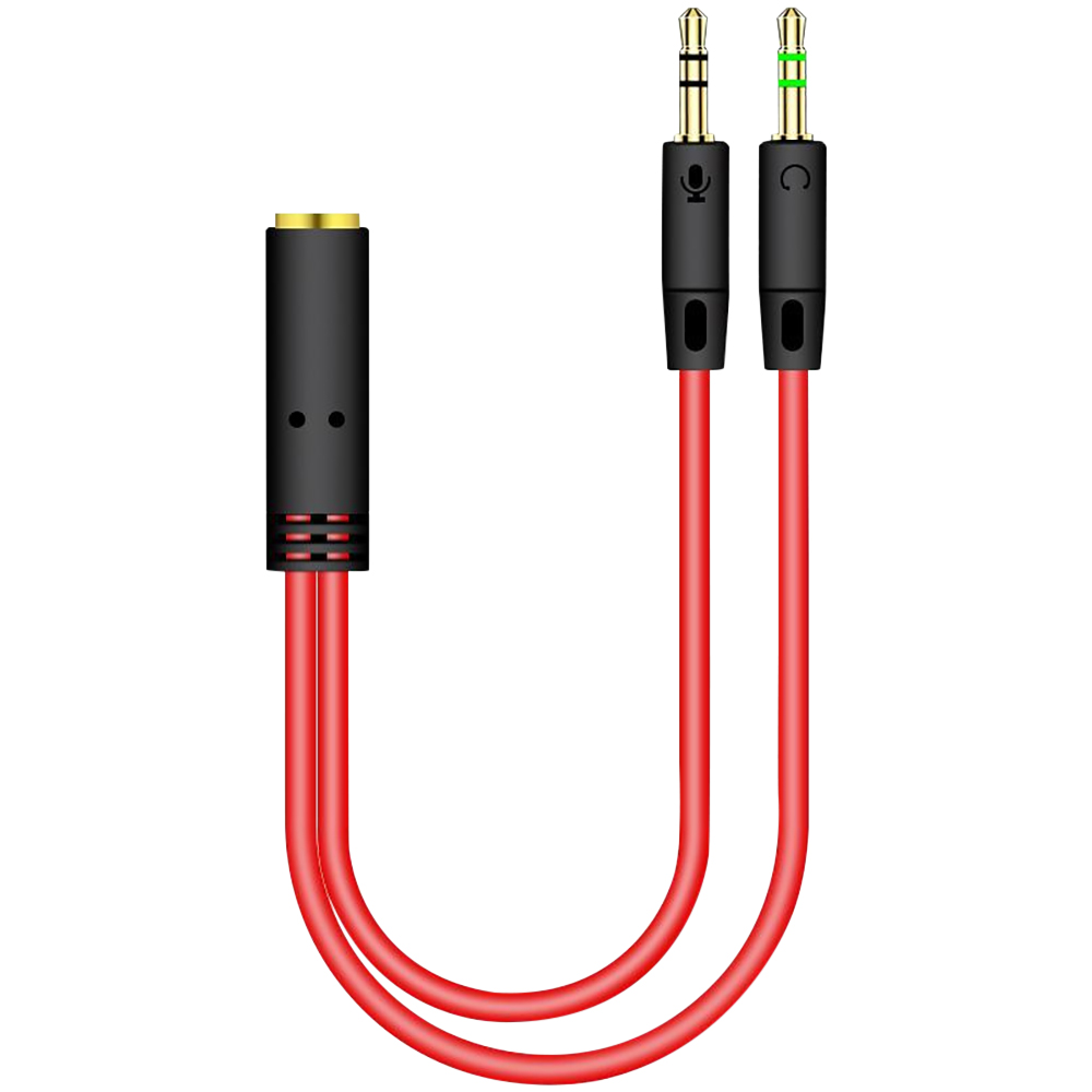 3.5mm Jack 2 Male To 1 Female  - đánh giá và giá Audio Jumper Wire