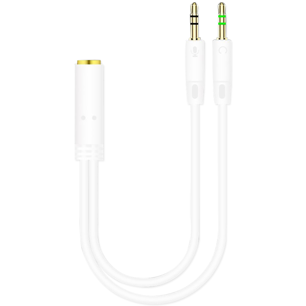 3.5mm Jack 2 Male To 1 Female  - đánh giá và giá Audio Jumper Wire
