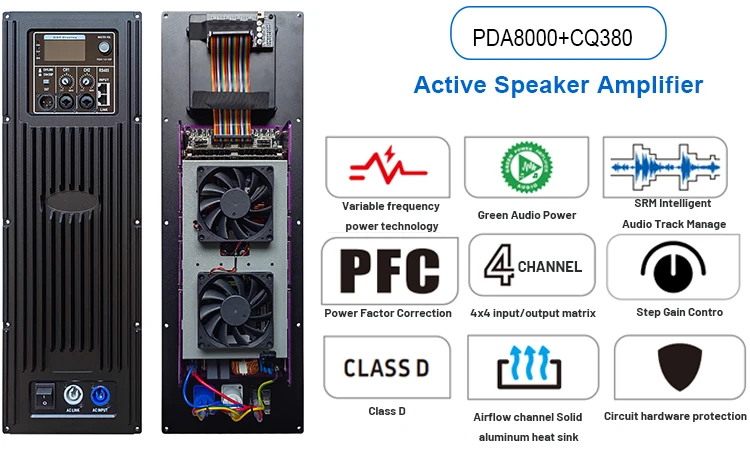 TLF PFA8000+CQ380 Amplifier Bo - đánh giá và giá Class D Amplifier