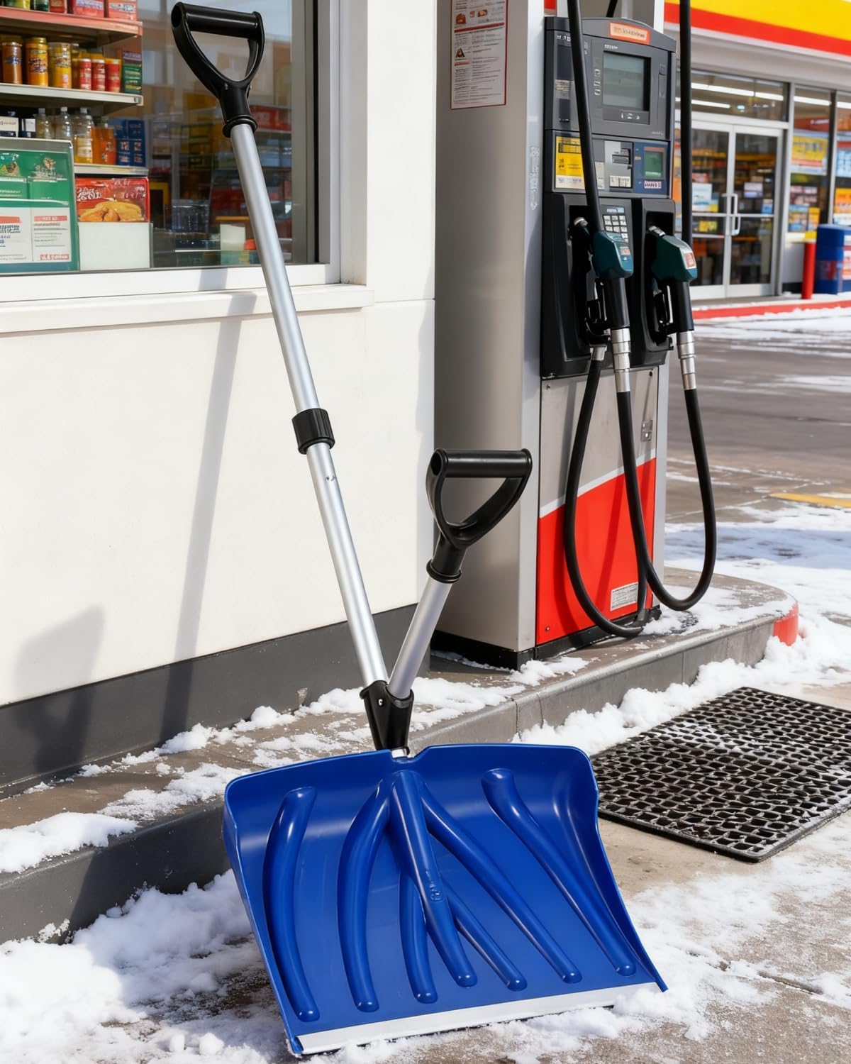 Ergonomic Snow Shovel With Ass - đánh giá và giá Knob Aluminum